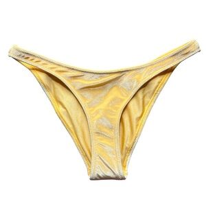 NWT Triangl Cheeky Velvet Marigold Bikini Bottoms